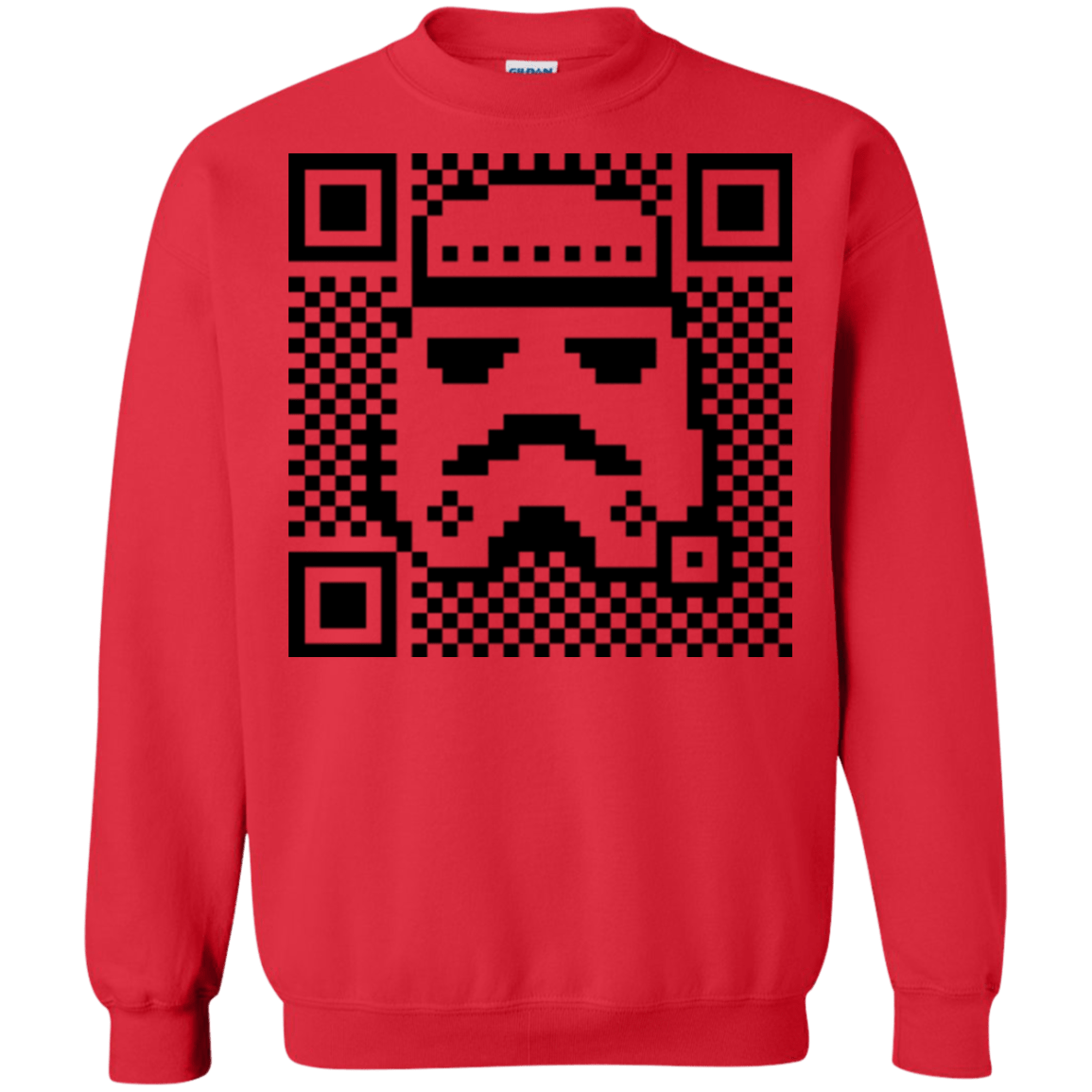 Sweatshirts Red / Small QR trooper Crewneck Sweatshirt