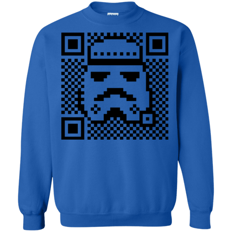 Sweatshirts Royal / Small QR trooper Crewneck Sweatshirt