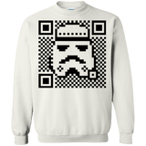 Sweatshirts White / Small QR trooper Crewneck Sweatshirt