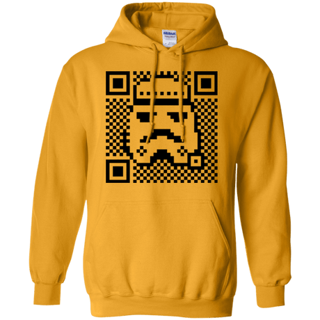 Sweatshirts Gold / Small QR trooper Pullover Hoodie