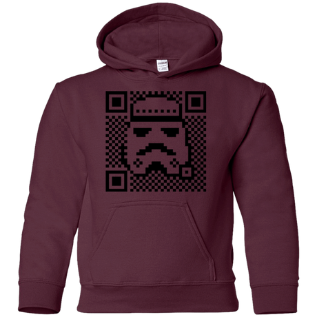Sweatshirts Maroon / YS QR trooper Youth Hoodie