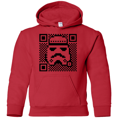 Sweatshirts Red / YS QR trooper Youth Hoodie