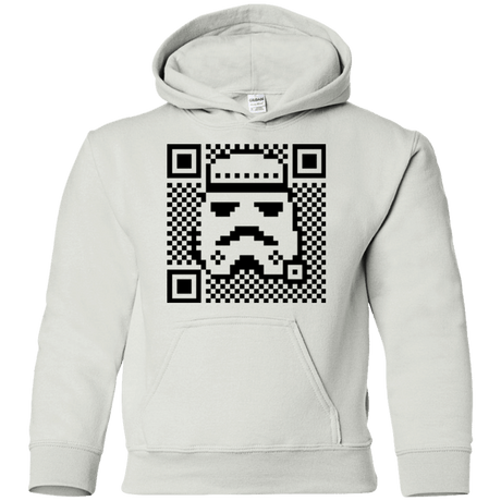 Sweatshirts White / YS QR trooper Youth Hoodie