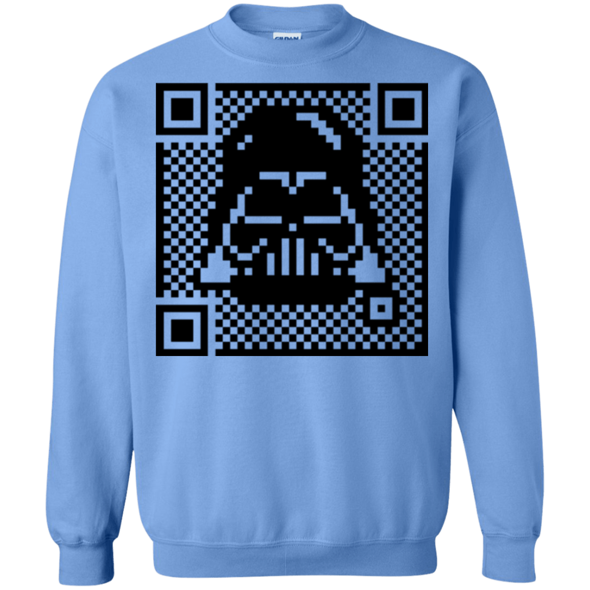 Sweatshirts Carolina Blue / Small QR vader Crewneck Sweatshirt