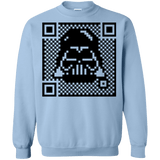 Sweatshirts Light Blue / Small QR vader Crewneck Sweatshirt