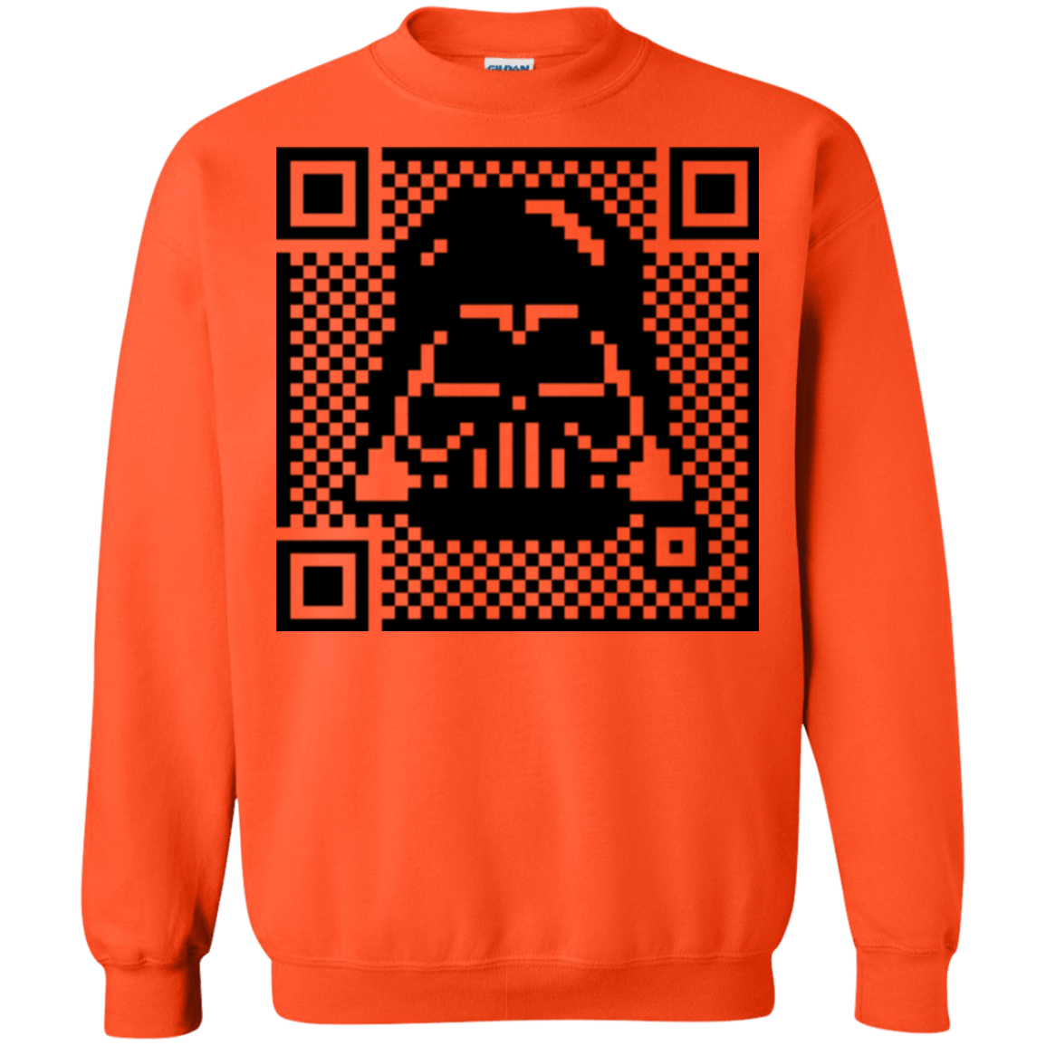 Sweatshirts Orange / Small QR vader Crewneck Sweatshirt