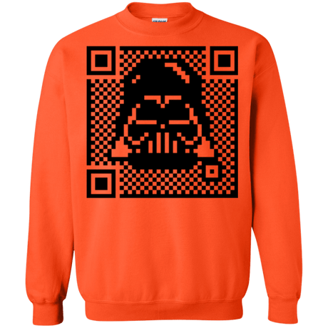 Sweatshirts Orange / Small QR vader Crewneck Sweatshirt