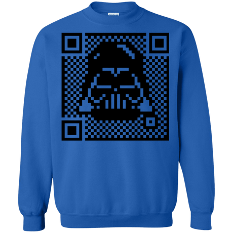 Sweatshirts Royal / Small QR vader Crewneck Sweatshirt