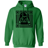 Sweatshirts Irish Green / Small QR vader Pullover Hoodie