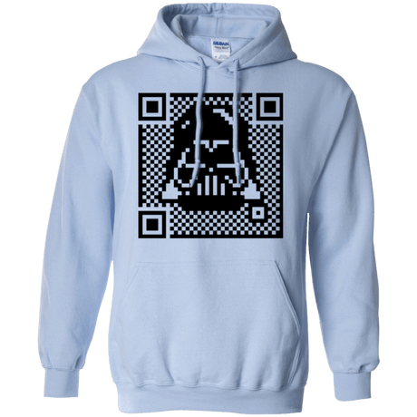 Sweatshirts Light Blue / Small QR vader Pullover Hoodie