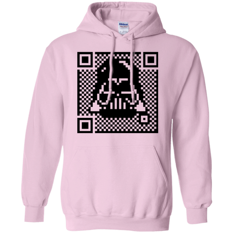 Sweatshirts Light Pink / Small QR vader Pullover Hoodie