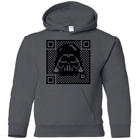 Sweatshirts Charcoal / YS QR vader Youth Hoodie