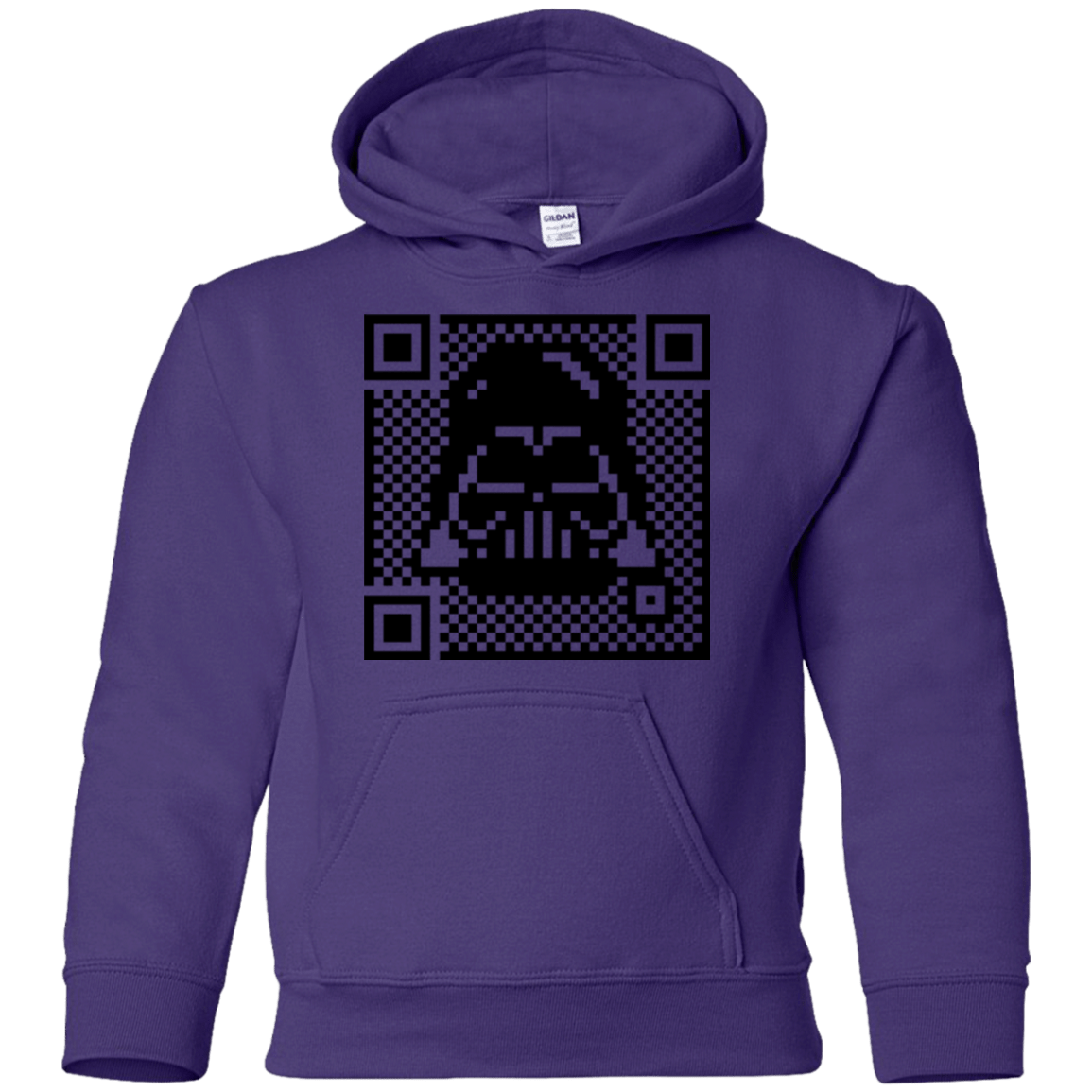 Sweatshirts Purple / YS QR vader Youth Hoodie