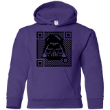 Sweatshirts Purple / YS QR vader Youth Hoodie