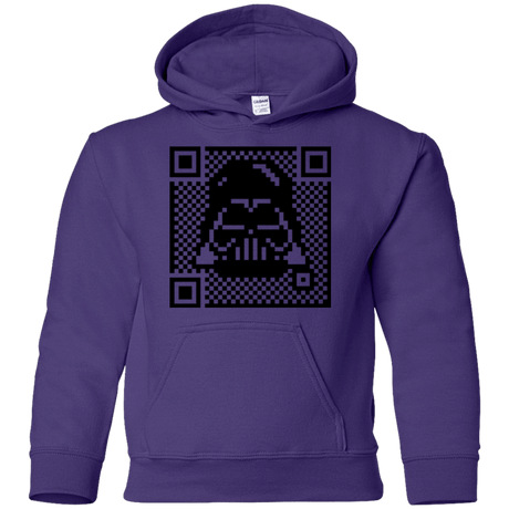 Sweatshirts Purple / YS QR vader Youth Hoodie