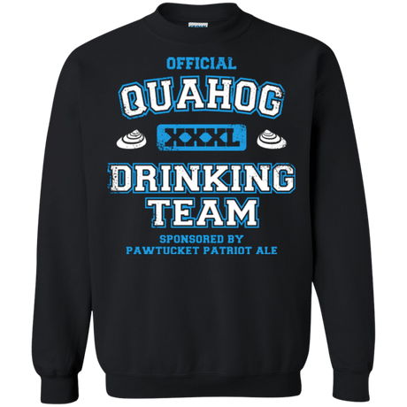 Sweatshirts Black / Small Quahog Drinking Team Crewneck Sweatshirt