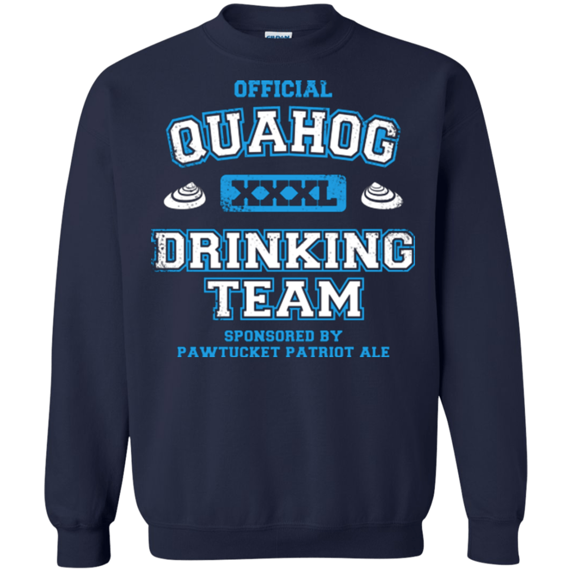 Sweatshirts Navy / Small Quahog Drinking Team Crewneck Sweatshirt