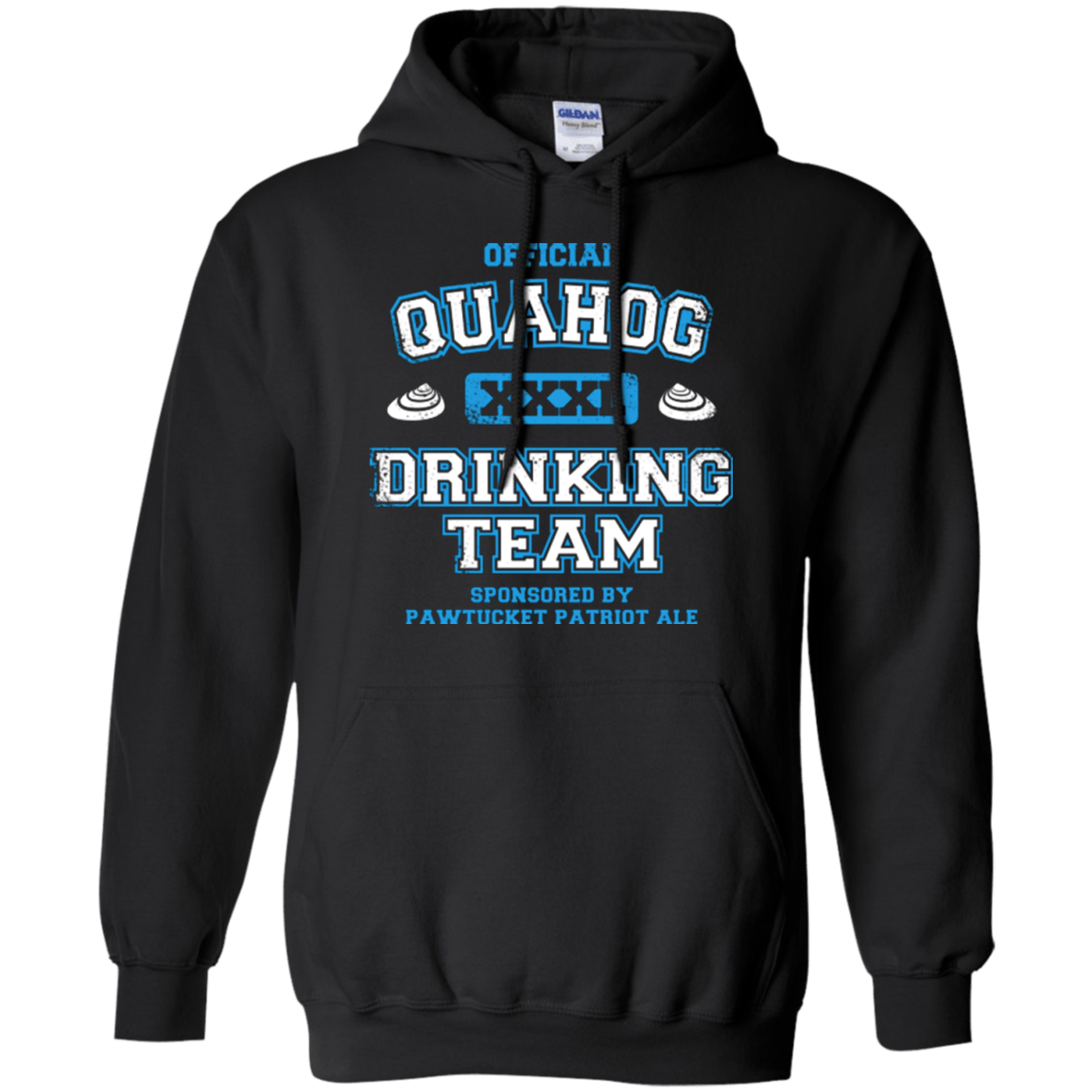 Sweatshirts Black / Small Quahog Drinking Team Pullover Hoodie