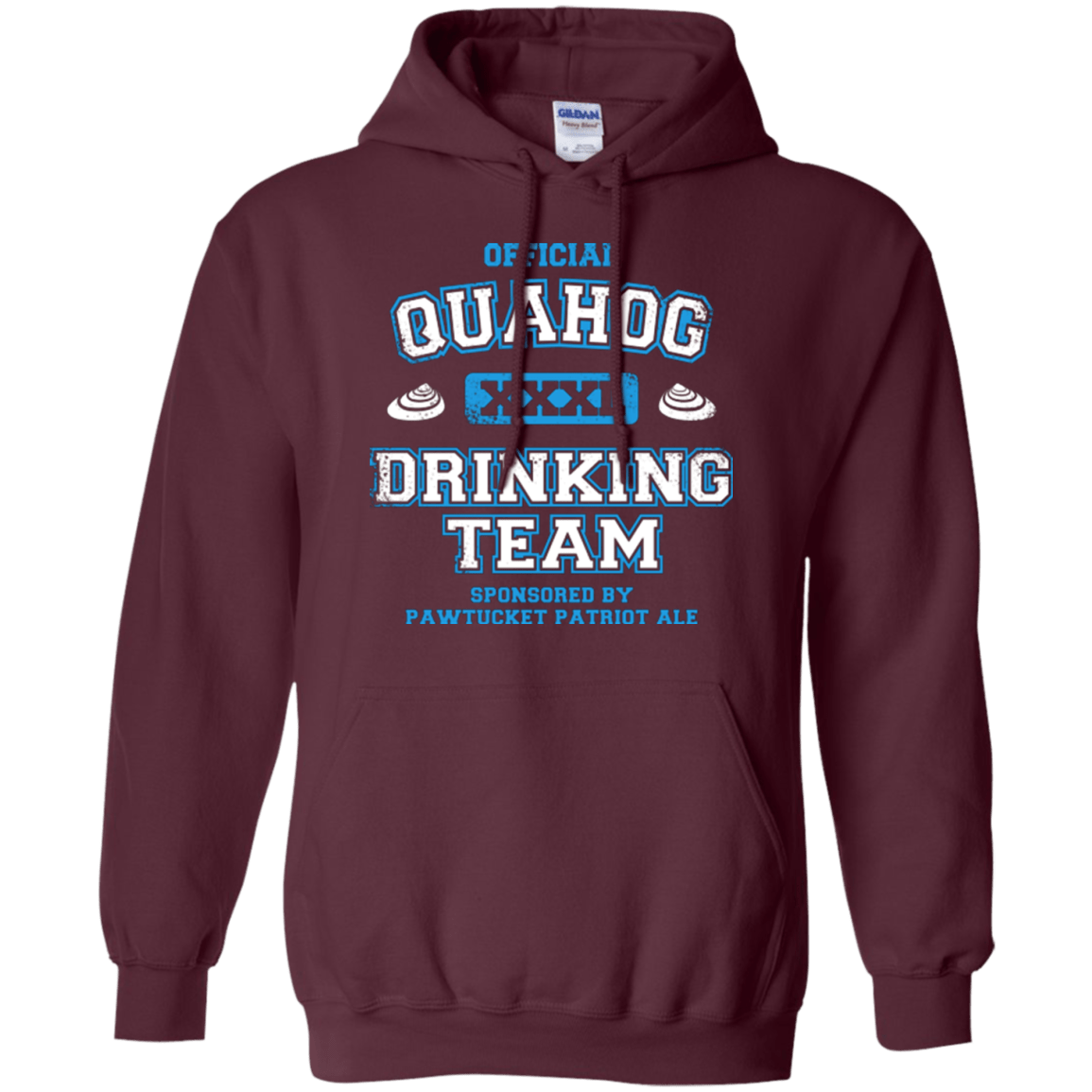Sweatshirts Maroon / Small Quahog Drinking Team Pullover Hoodie