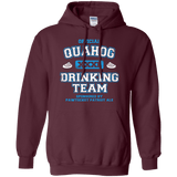 Sweatshirts Maroon / Small Quahog Drinking Team Pullover Hoodie