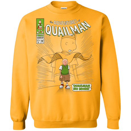 Sweatshirts Gold / Small Quailman No More Crewneck Sweatshirt