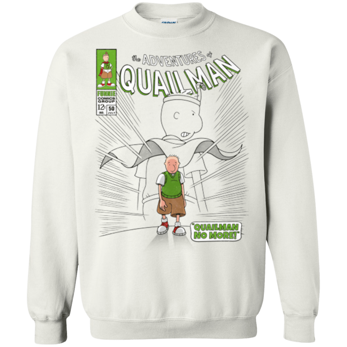 Sweatshirts White / Small Quailman No More Crewneck Sweatshirt