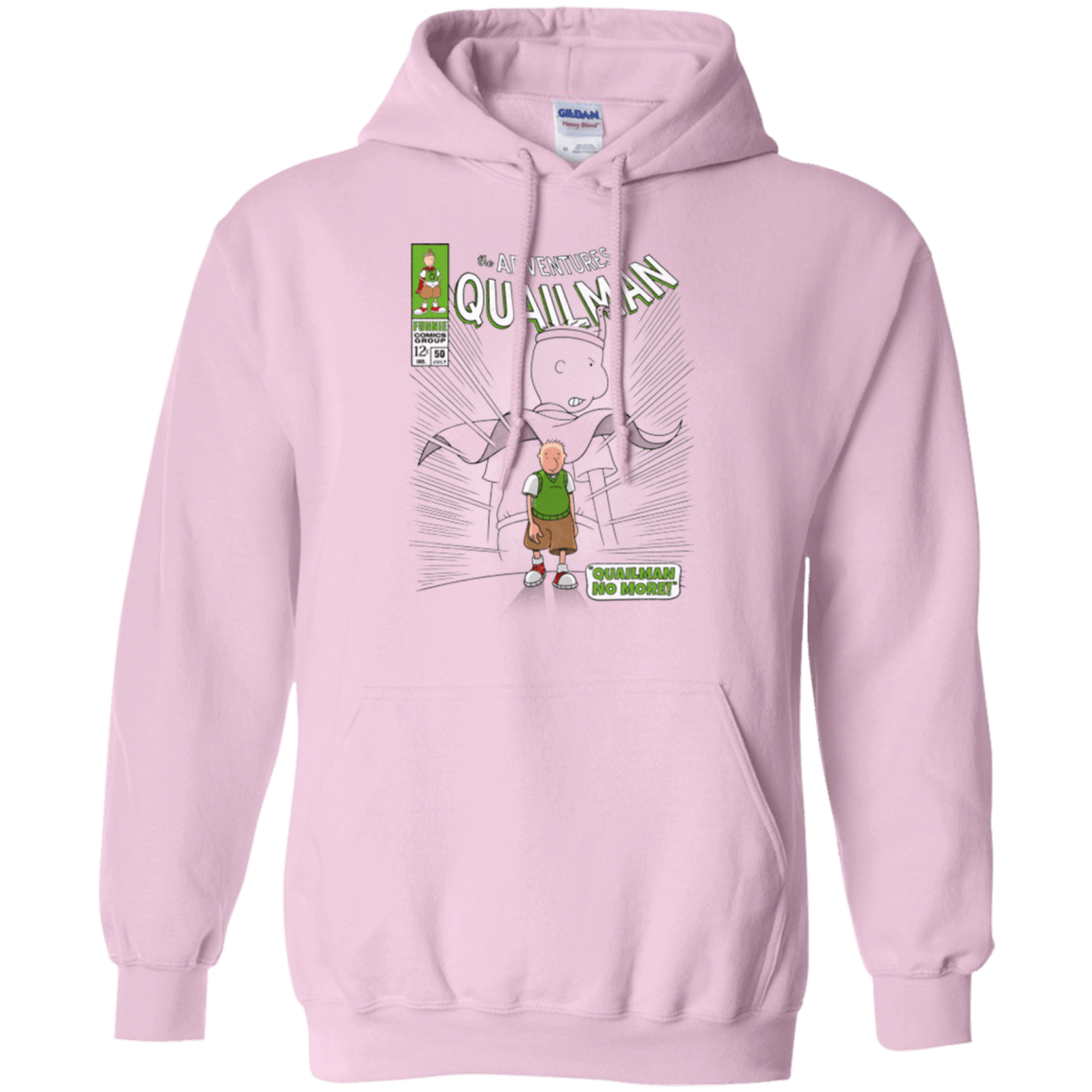 Sweatshirts Light Pink / Small Quailman No More Pullover Hoodie