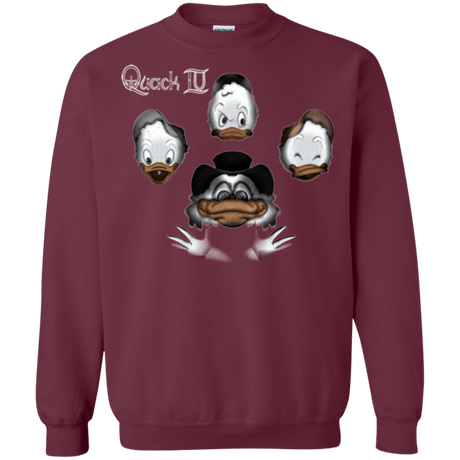 Sweatshirts Maroon / Small Quaxk IV Crewneck Sweatshirt