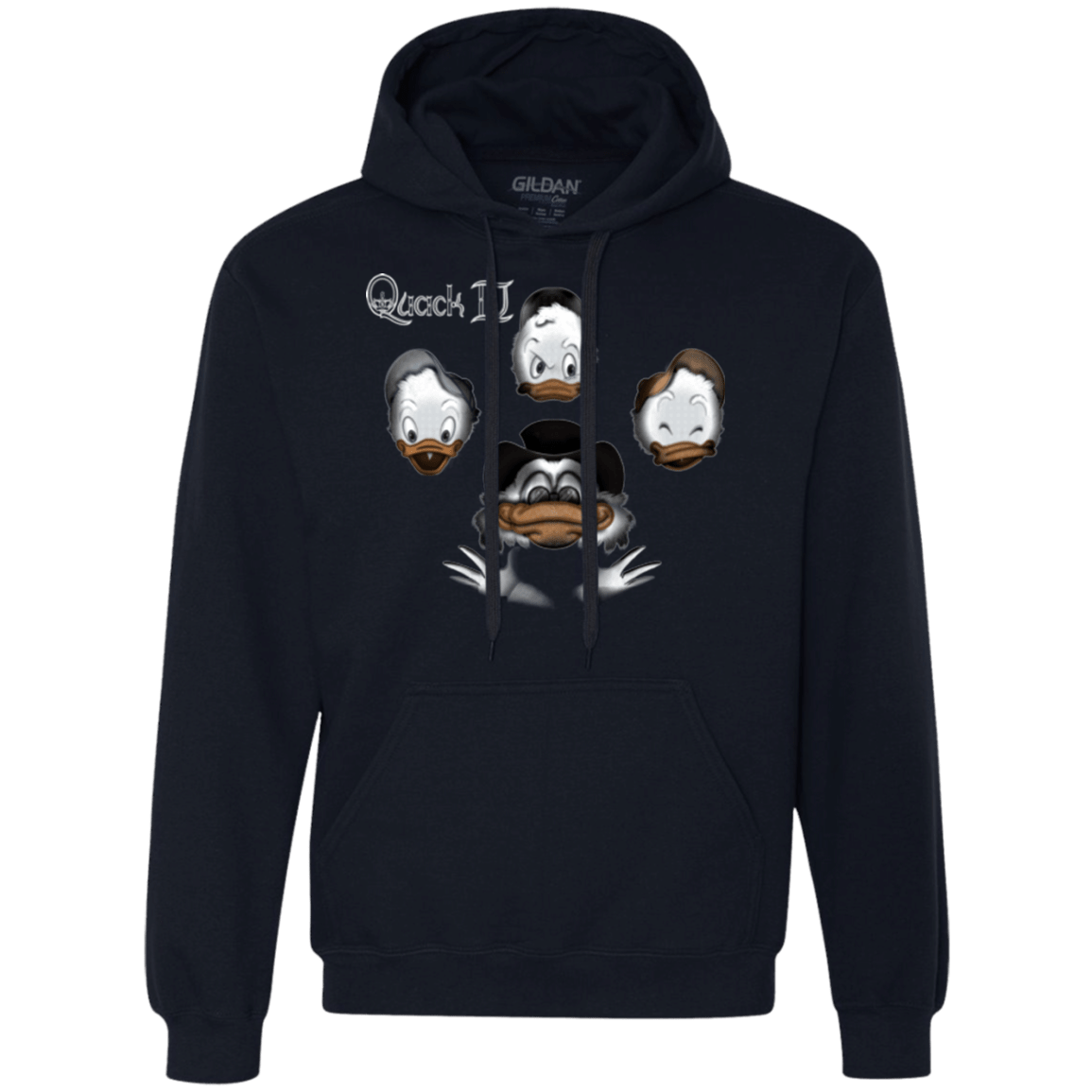 Sweatshirts Navy / Small Quaxk IV Premium Fleece Hoodie