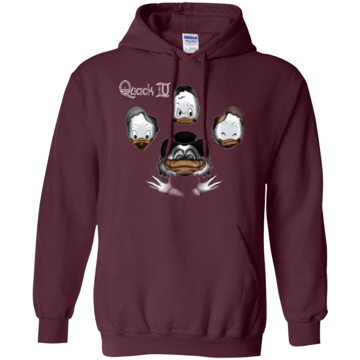 Sweatshirts Maroon / Small Quaxk IV Pullover Hoodie