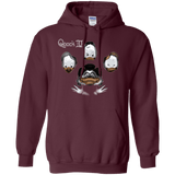 Sweatshirts Maroon / Small Quaxk IV Pullover Hoodie