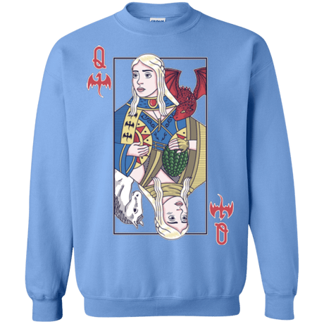 Sweatshirts Carolina Blue / Small Queen of Dragons Crewneck Sweatshirt