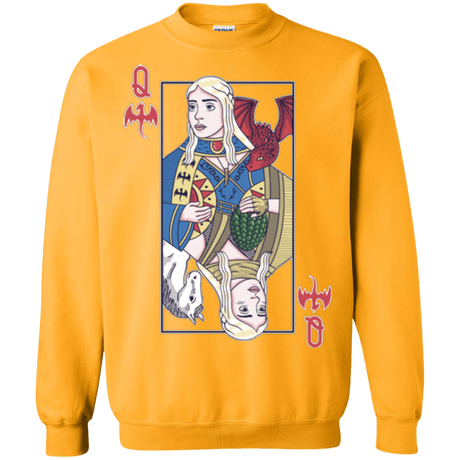 Sweatshirts Gold / Small Queen of Dragons Crewneck Sweatshirt