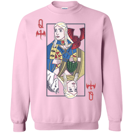 Sweatshirts Light Pink / Small Queen of Dragons Crewneck Sweatshirt