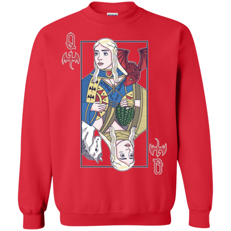 Sweatshirts Red / Small Queen of Dragons Crewneck Sweatshirt