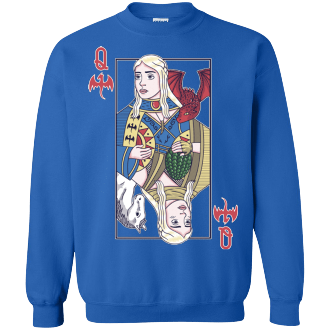 Sweatshirts Royal / Small Queen of Dragons Crewneck Sweatshirt