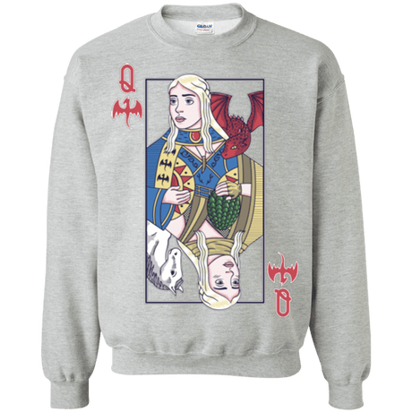 Sweatshirts Sport Grey / Small Queen of Dragons Crewneck Sweatshirt