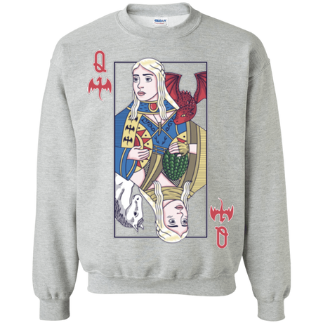 Sweatshirts Sport Grey / Small Queen of Dragons Crewneck Sweatshirt