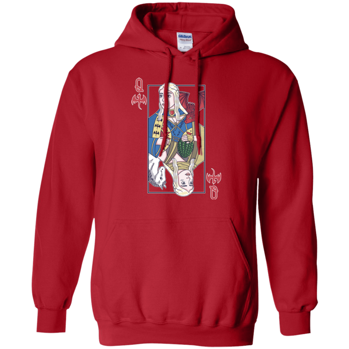 Sweatshirts Red / Small Queen of Dragons Pullover Hoodie