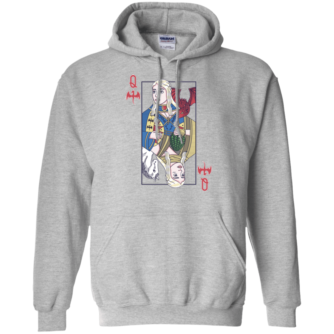Sweatshirts Sport Grey / Small Queen of Dragons Pullover Hoodie