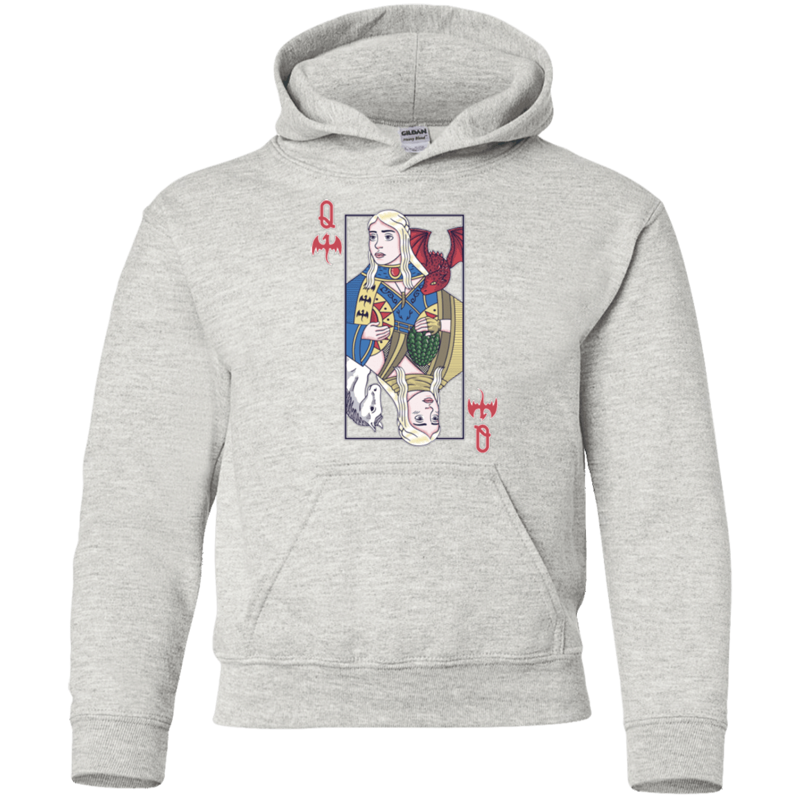Sweatshirts Ash / YS Queen of Dragons Youth Hoodie