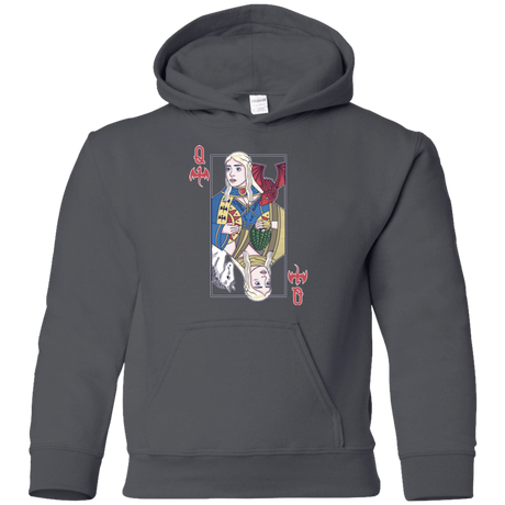 Sweatshirts Charcoal / YS Queen of Dragons Youth Hoodie