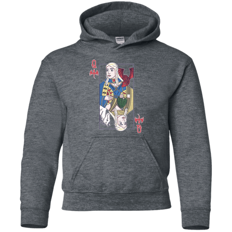 Sweatshirts Dark Heather / YS Queen of Dragons Youth Hoodie
