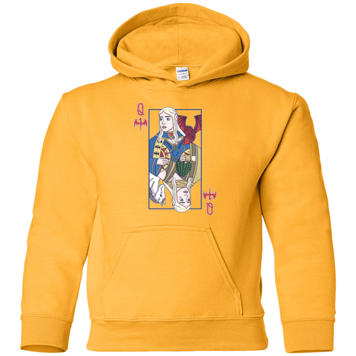 Sweatshirts Gold / YS Queen of Dragons Youth Hoodie