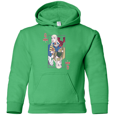 Sweatshirts Irish Green / YS Queen of Dragons Youth Hoodie