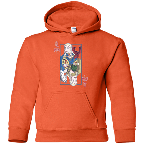 Sweatshirts Orange / YS Queen of Dragons Youth Hoodie