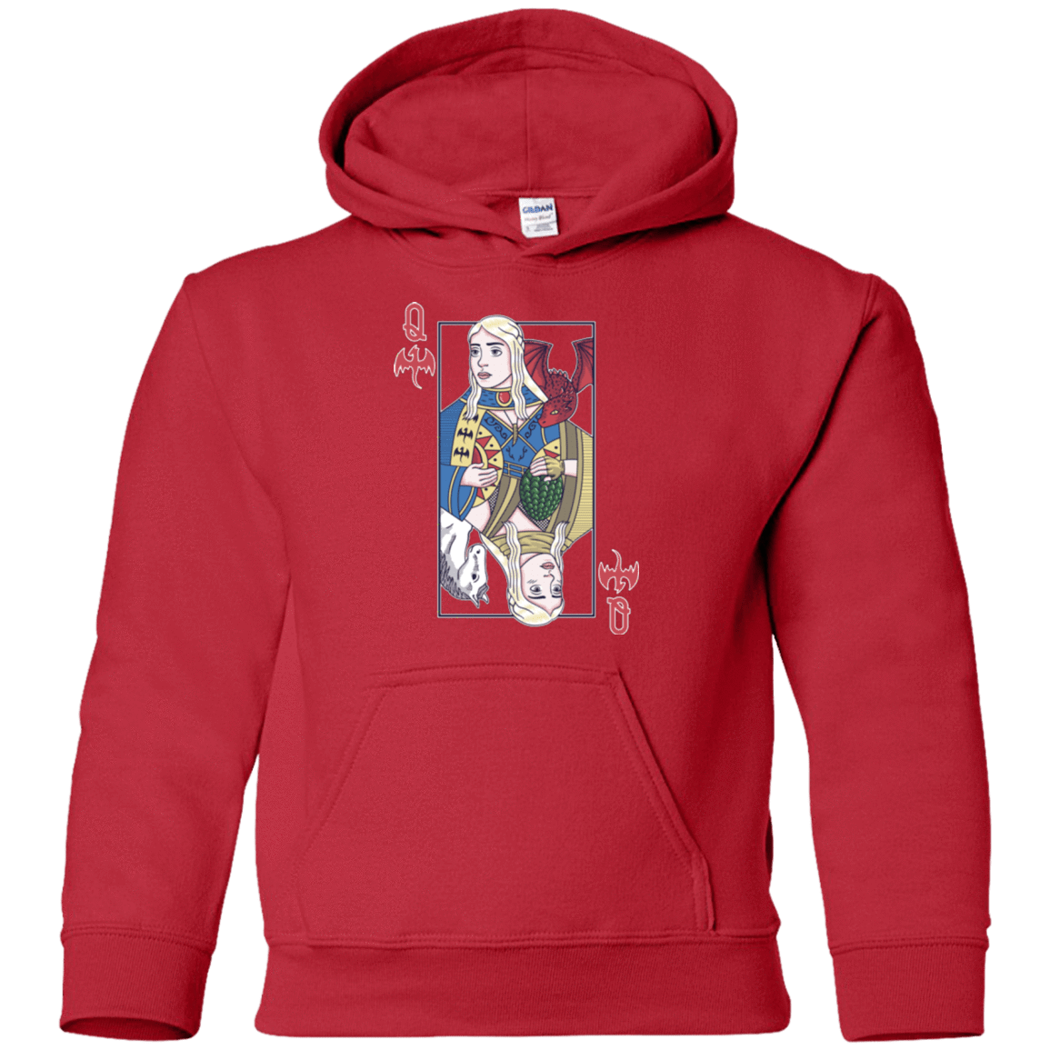 Sweatshirts Red / YS Queen of Dragons Youth Hoodie