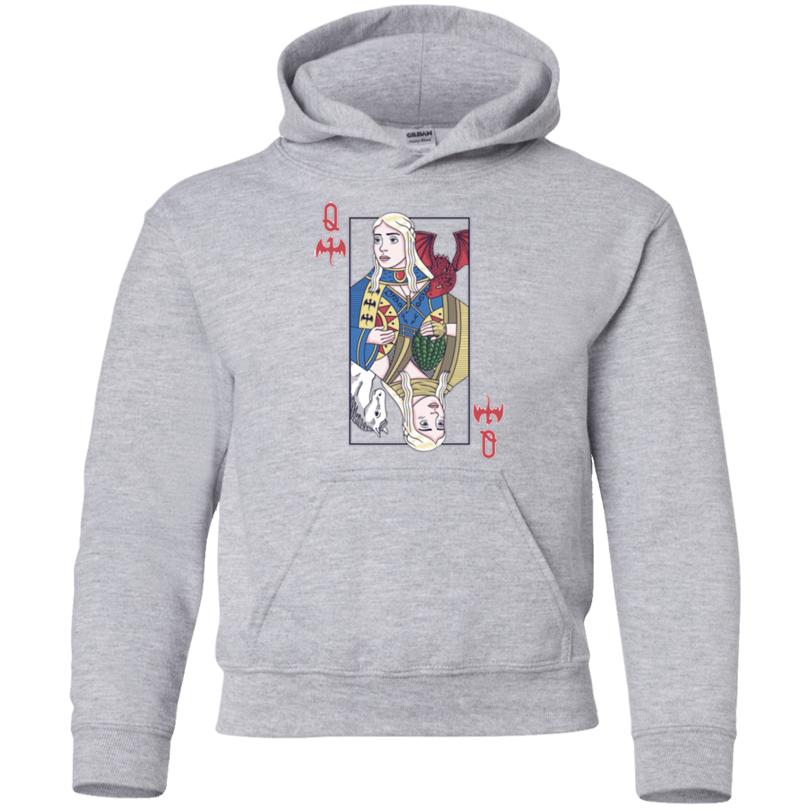 Sweatshirts Sport Grey / YS Queen of Dragons Youth Hoodie