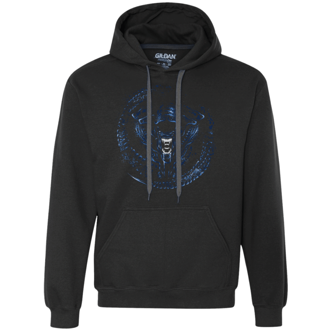 Sweatshirts Black / Small Queen Template Premium Fleece Hoodie