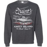 Sweatshirts Dark Heather / Small Quints Boat Tours Crewneck Sweatshirt